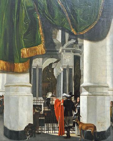 Emanuel de Witte Interior of the Niewe Kirke in Delft with the Tomb of WIlliam the Silent china oil painting image